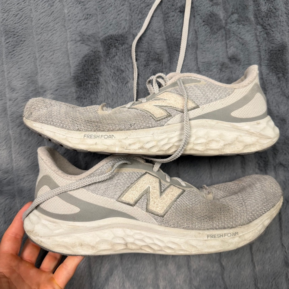 New Balance Fresh Foam Arishi v4 Mens Grey Running Shoes MARISAC4 Size 12